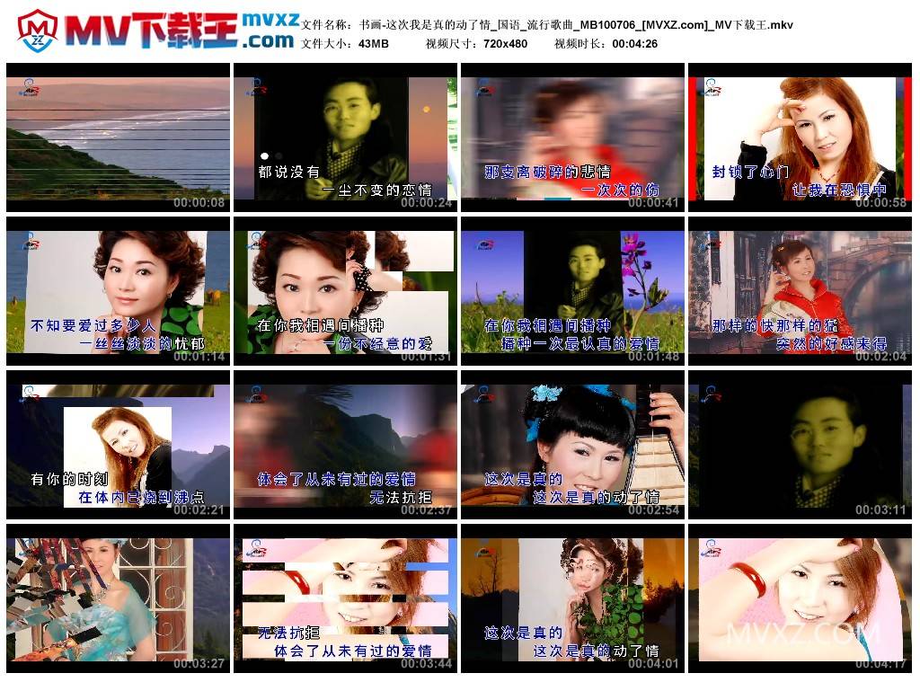 书画-这次我是真的动了情_国语_流行歌曲_MB100706